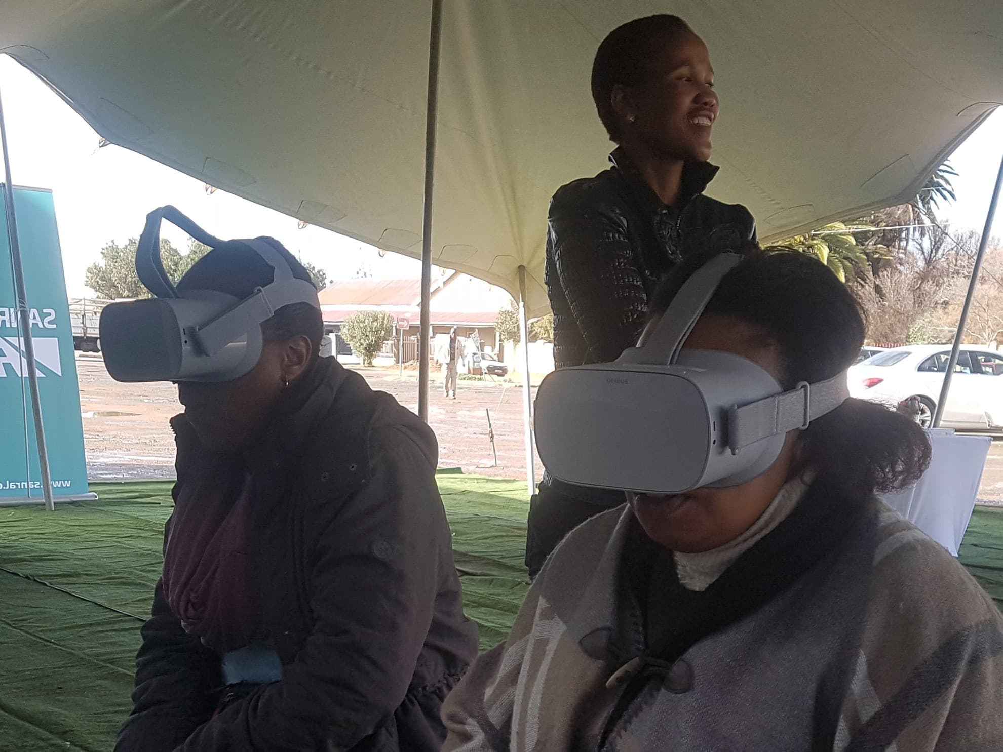 Attendees exploring the SANRAL activation booth
