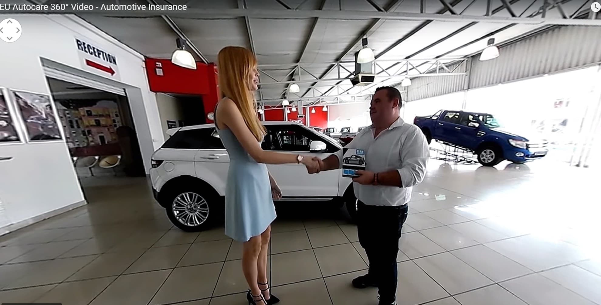 The EU Autocare setting featured in the 360-degree campaign