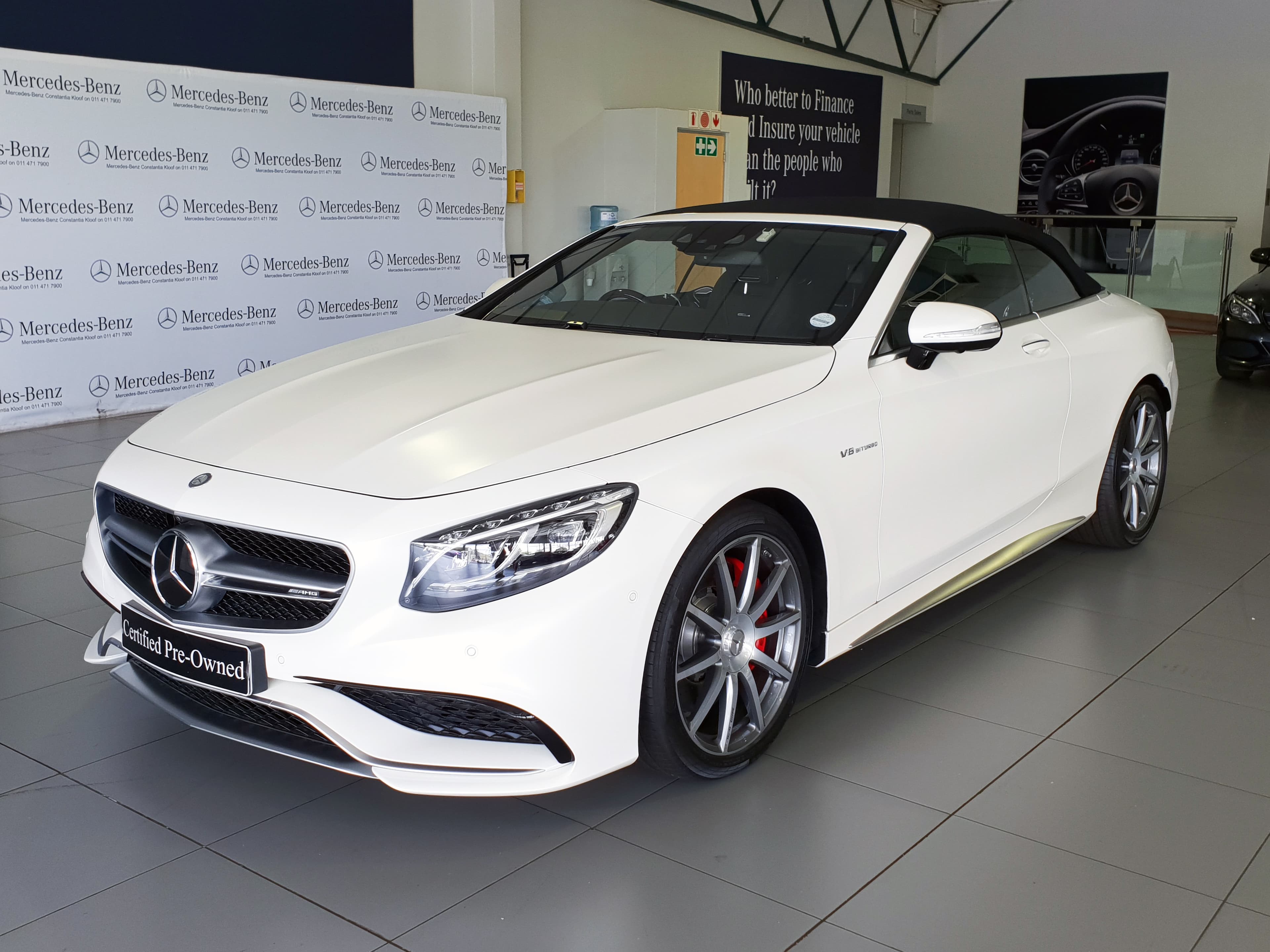 Front view of the Mercedes-Benz