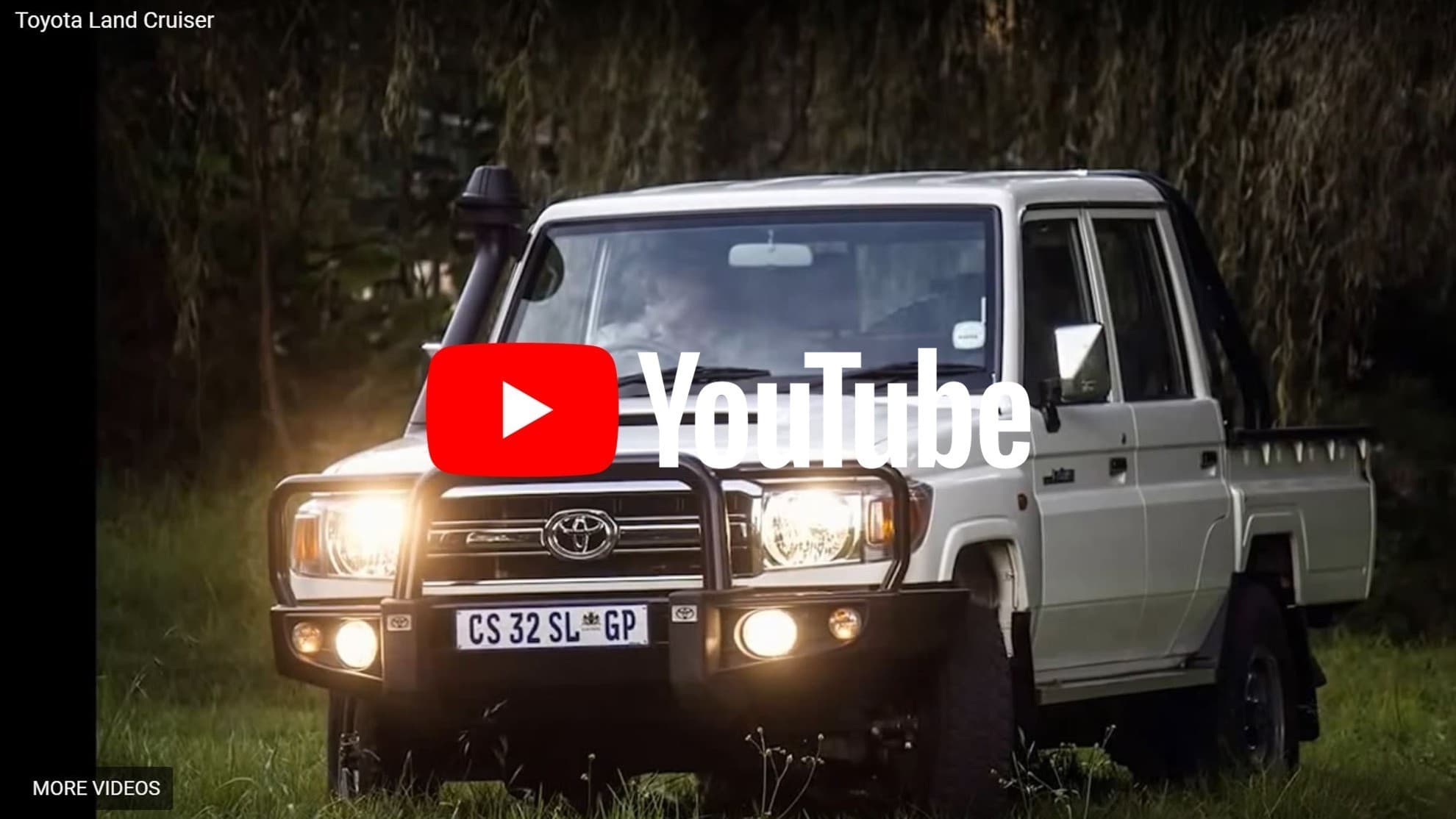 The Toyota Land Cruiser featured in the original test-drive video