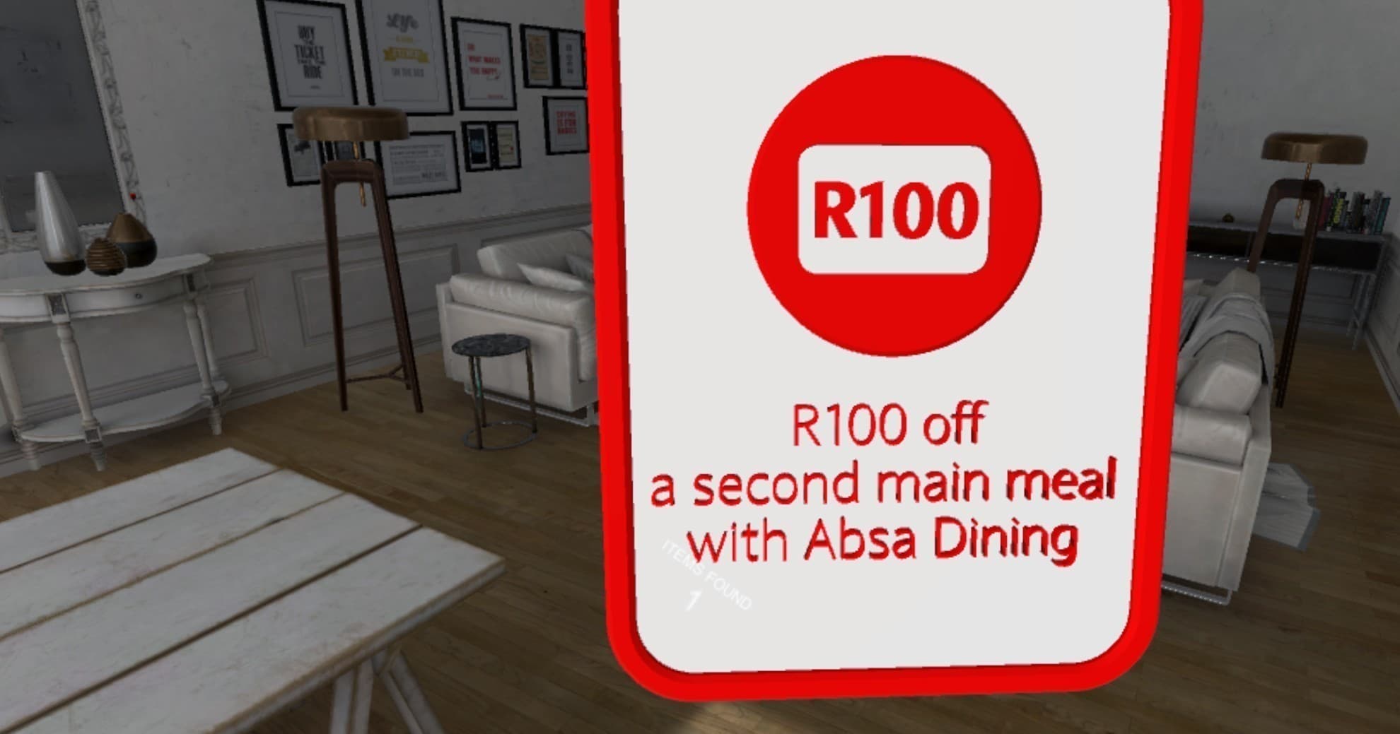ABSA Rewards VR game environment screenshot 08