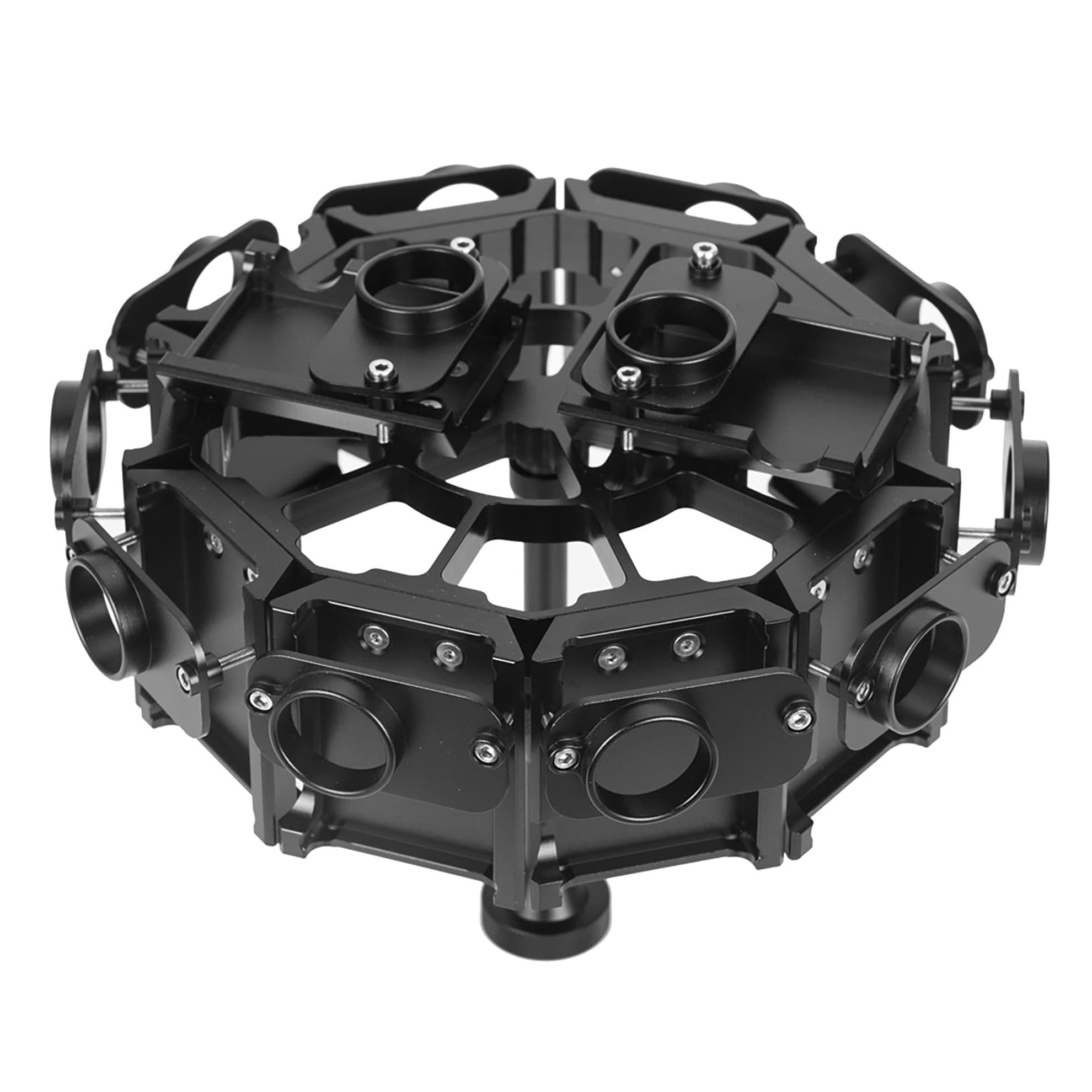 Professional 360 camera rig used for panoramic wedding videography