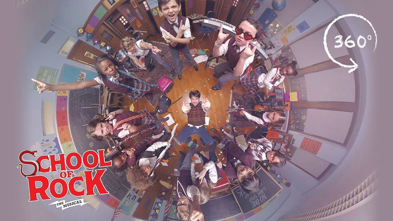 School of Rock 360 degree musical performance stage and virtual reality music video