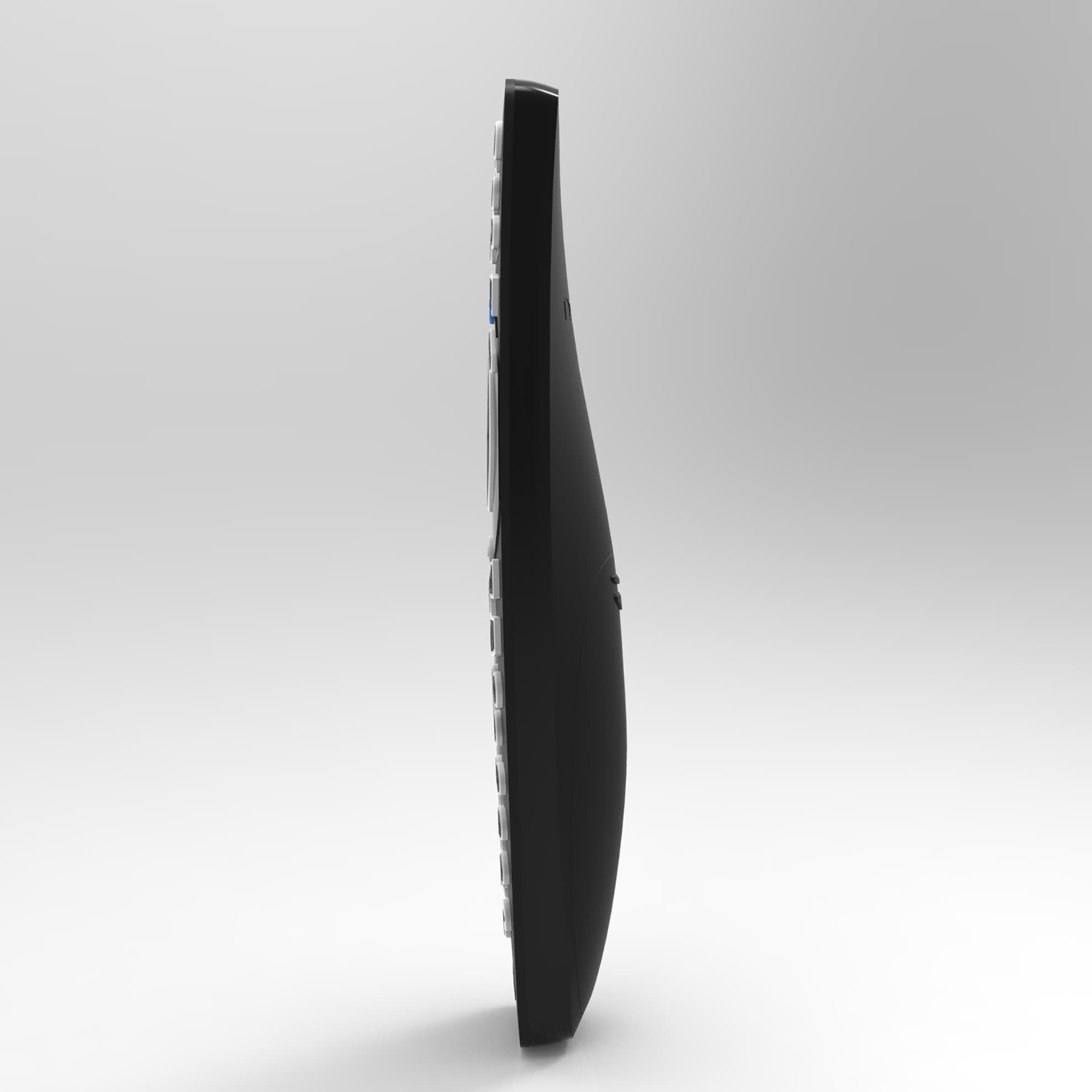 Close-up render of the DStv remote control button layout