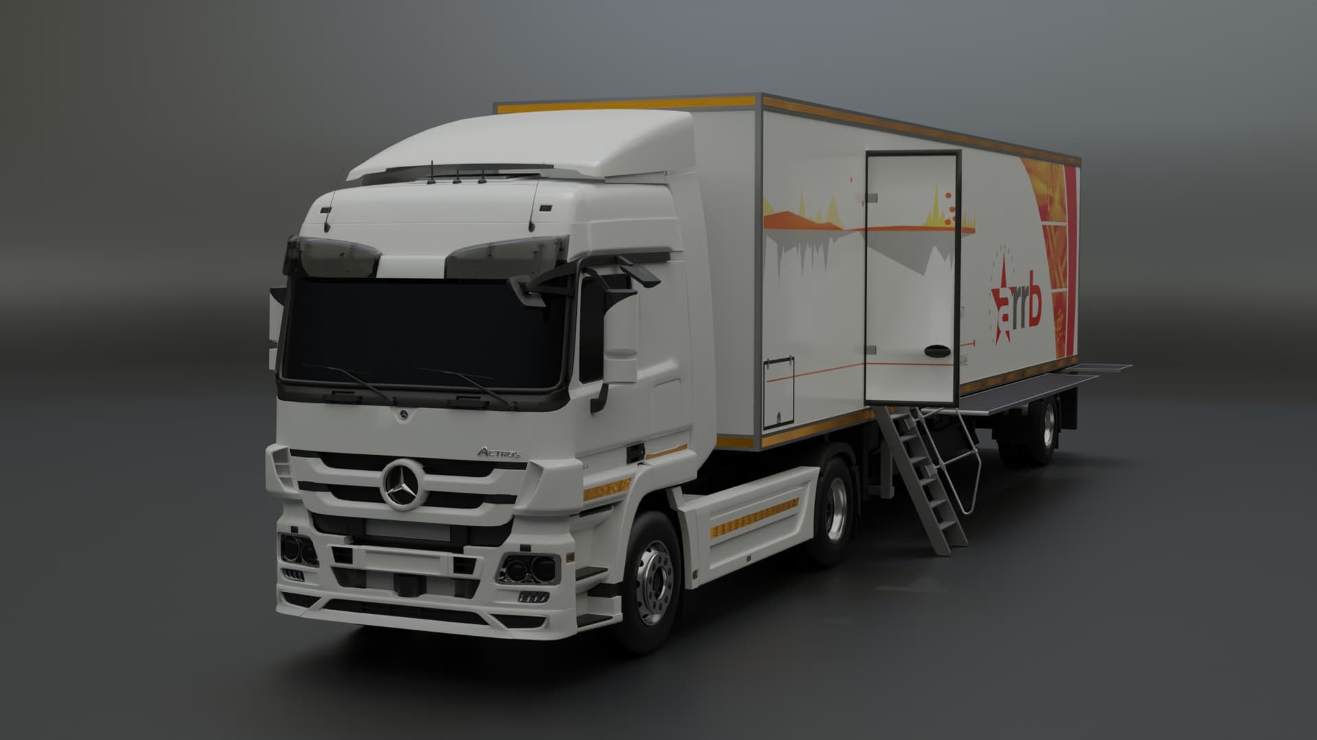 Road assessment truck — 3D recreation