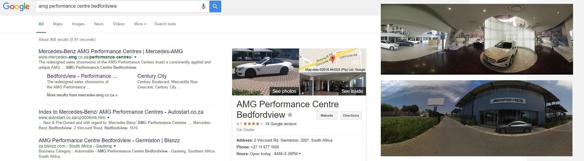 Google Search and Google Maps Business Profile Integration