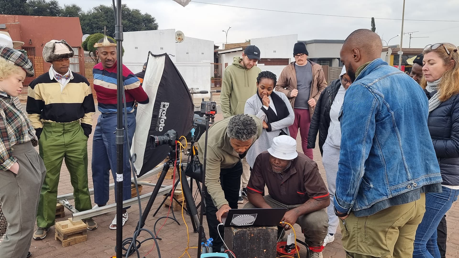 Telkom Made Of campaign 360° production set