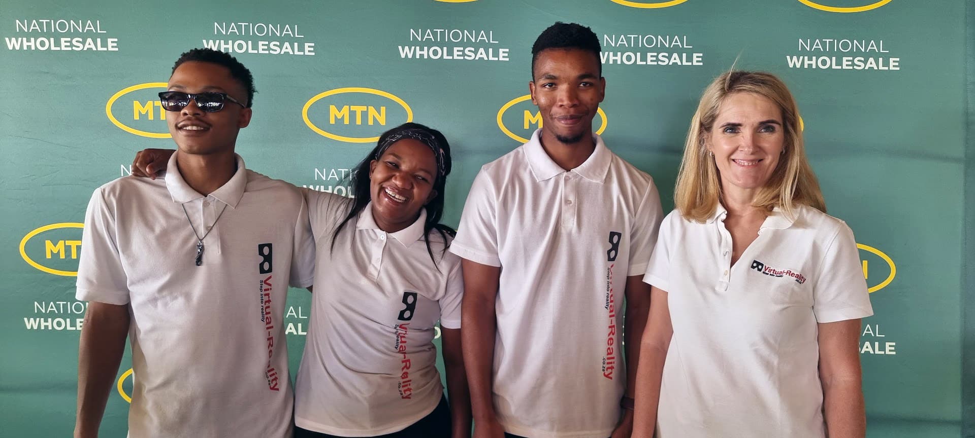 VR activation team with Ronel Ferreira on the right