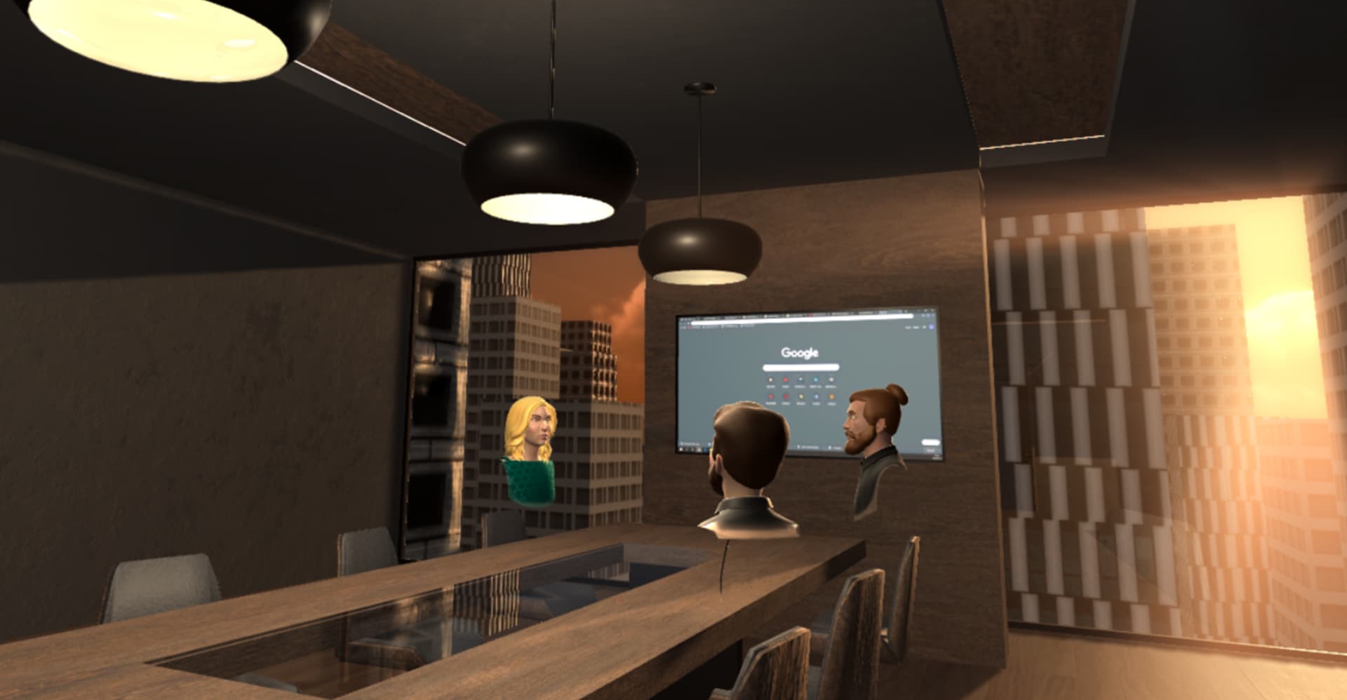 Virtual Reality Remote Working